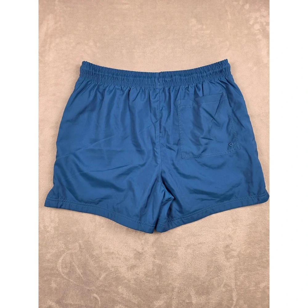 Jordan Swim Shorts Mens XL Blue Jumpman Mesh Lined Pockets Drawstring